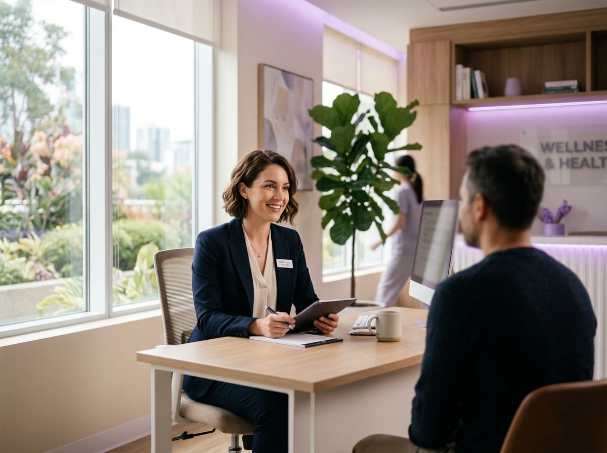 Emcora Medical practice advisor in consultation with provider